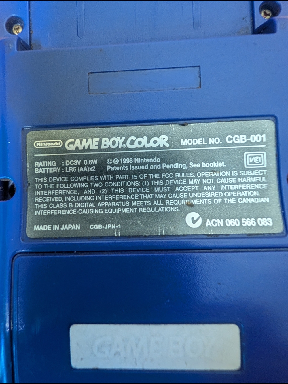 Nintendo Game Boy Color CGB-001 Purple Bundle Pokémon Pinball + A Bug’s Life - Picture 3 of 7